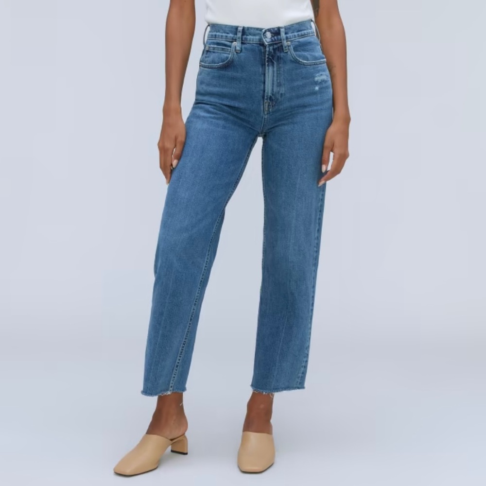 Everlane The Way High Jean in Distressed - EUC!